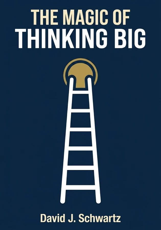 Book cover of The Magic of Thinking Big by David J. Schwartz — critical summary review on 12min