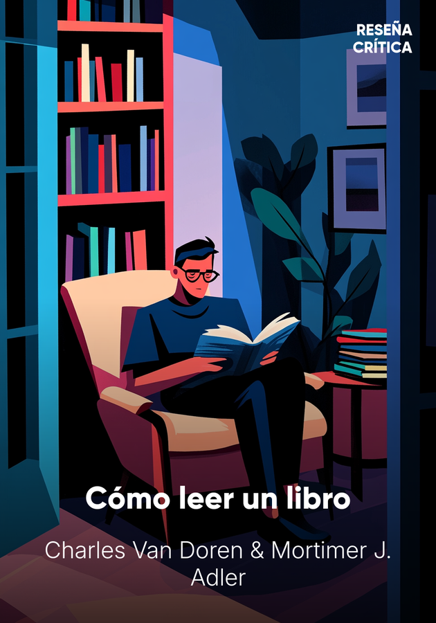 Portada del libro Cómo leer un libro, de Charles Van Doren — resumen crítico y reseña en 12min