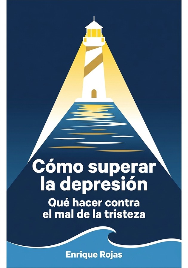 Portada del libro Cómo superar la depresión, de Enrique Rojas — resumen crítico y reseña en 12min
