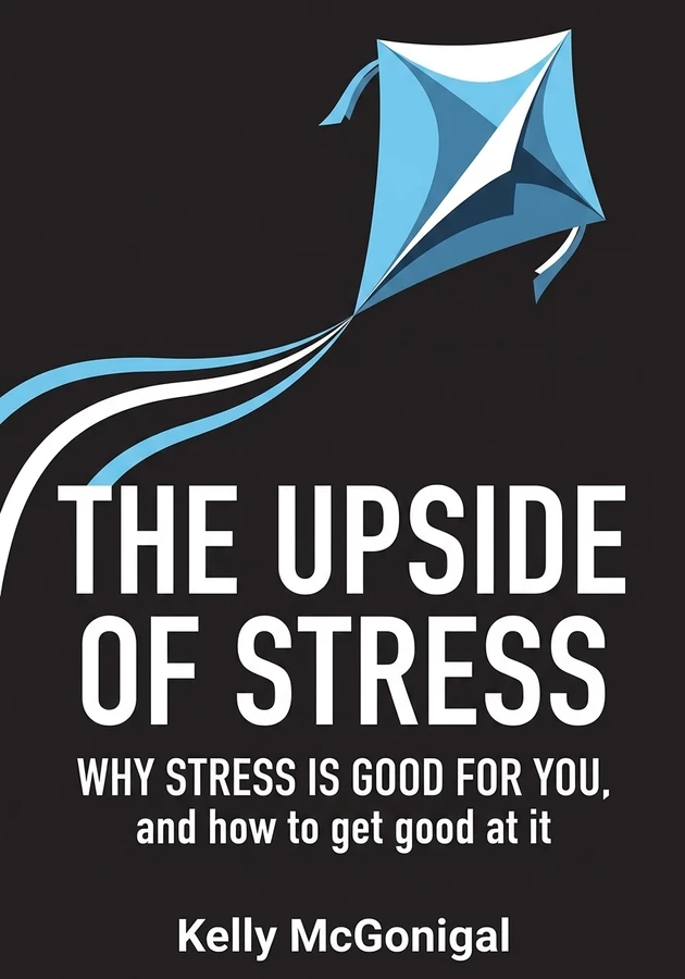 Book cover of The Upside of Stress by Kelly McGonigal — critical summary review on 12min