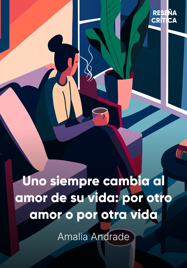 Portada del libro Uno siempre cambia al amor de su vida: por otro amor o por otra vida, de Amalia Andrade — resumen crítico y reseña en 12min
