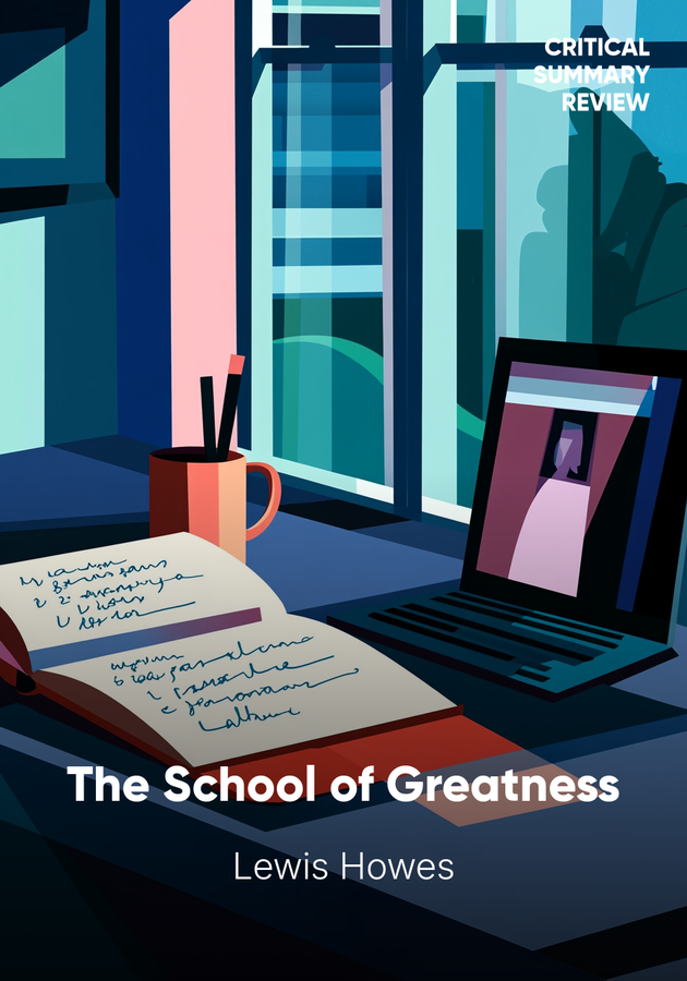 Book cover of The School of Greatness by Lewis Howes — critical summary review on 12min