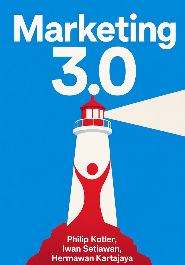 Capa do livro Marketing 3.0, de Philip Kotler — resumo e resenha crítica no 12min