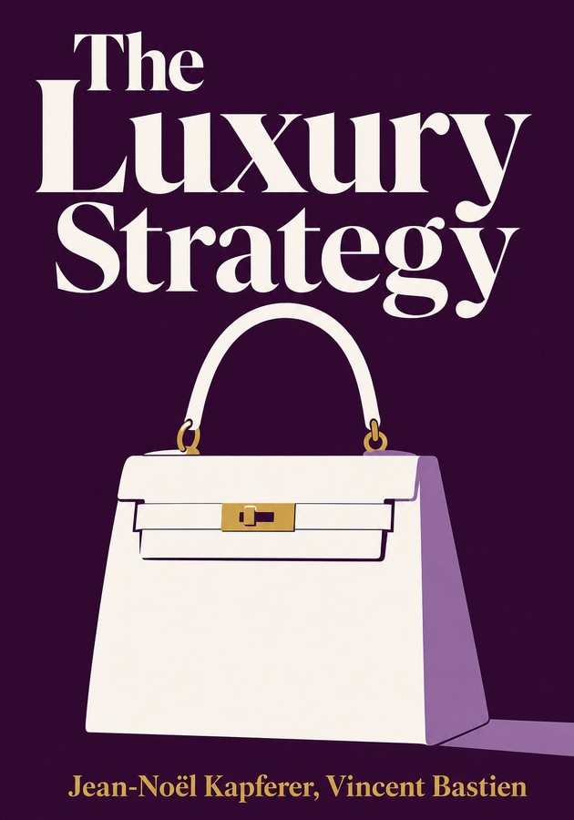 Capa do livro The Luxury Strategy, de  Vincent Bastien — resumo e resenha crítica no 12min