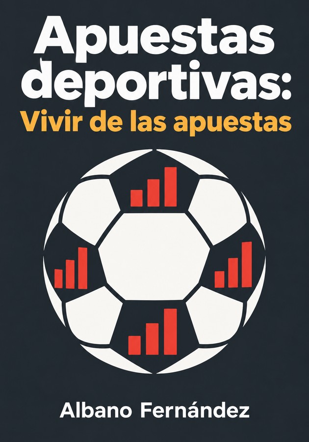 Portada del libro Apuestas deportivas: Vivir de las apuestas, de Albano Fernández — resumen crítico y reseña en 12min