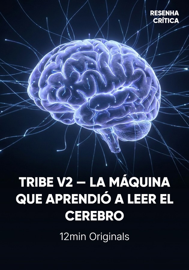 Portada del libro TRIBE V2 — LA MÁQUINA QUE APRENDIÓ A LEER EL CEREBRO, de 12min Originals — resumen crítico y reseña en 12min