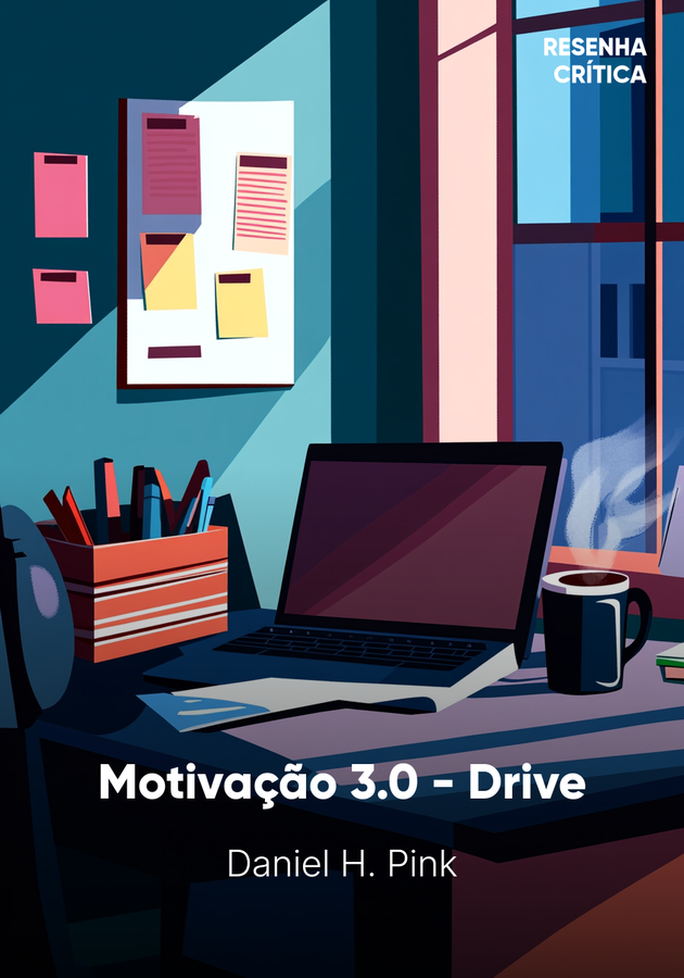 Capa do livro Motivação 3.0 - Drive, de Daniel H. Pink — resumo e resenha crítica no 12min