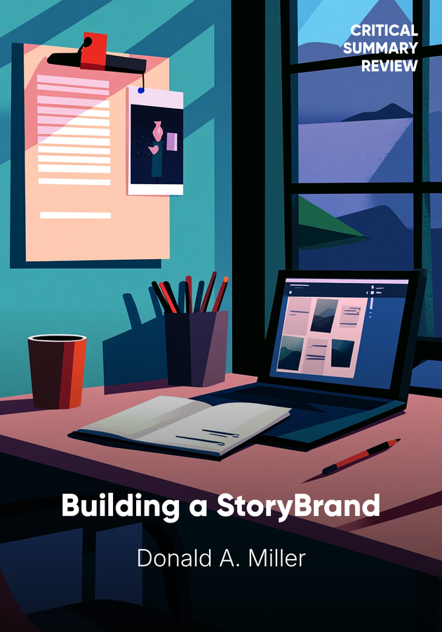 Book cover of Building a StoryBrand by Donald A. Miller — critical summary review on 12min