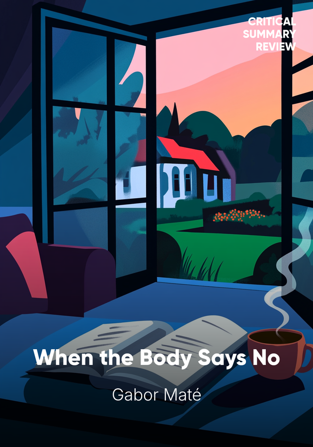 Book cover of When the Body Says No by Gabor Maté — critical summary review on 12min