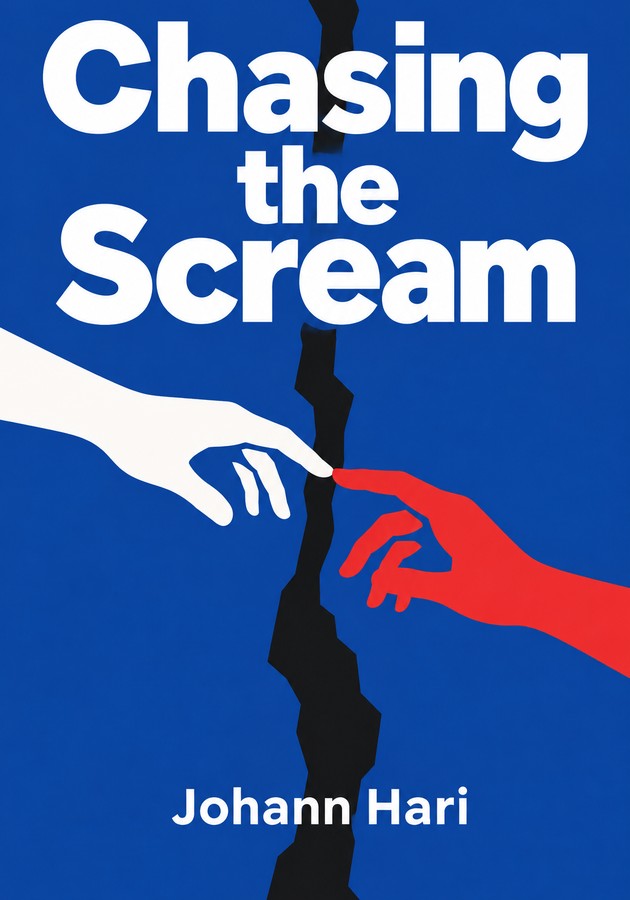 Book cover of Chasing the Scream by Johann Hari — critical summary review on 12min