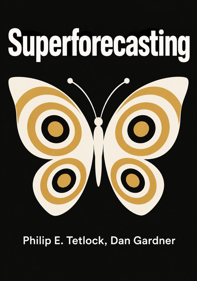 Book cover of Superforecasting by Dan Gardner — critical summary review on 12min