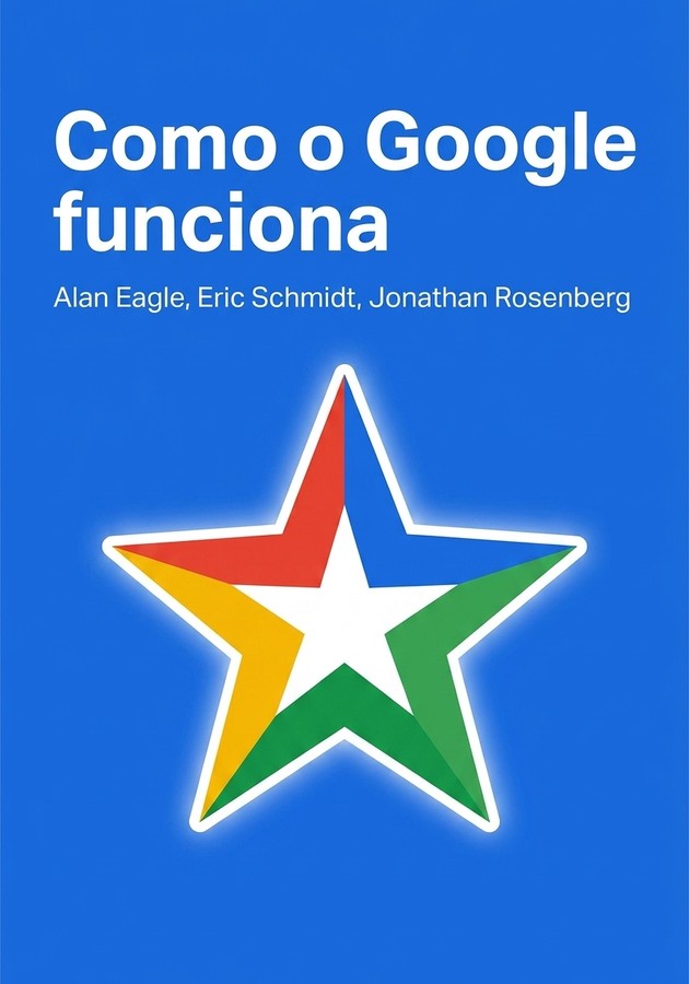 Capa do livro Como o Google funciona, de Jonathan Rosenberg — resumo e resenha crítica no 12min