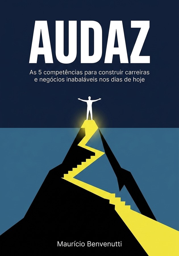 Capa do livro Audaz, de Maurício Benvenutti — resumo e resenha crítica no 12min