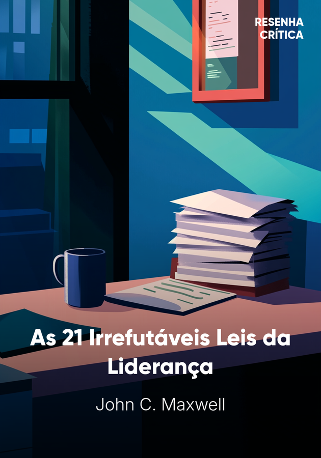 Capa do livro As 21 Irrefutáveis Leis da Liderança, de John C. Maxwell — resumo e resenha crítica no 12min
