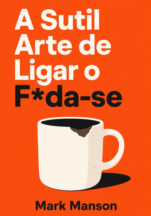 Capa do livro A Sutil Arte de Ligar o F*da-se, de Mark Manson — resumo e resenha crítica no 12min