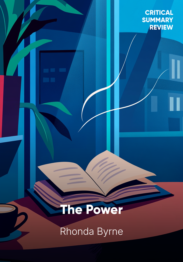 Book cover of The Power by Rhonda Byrne — critical summary review on 12min