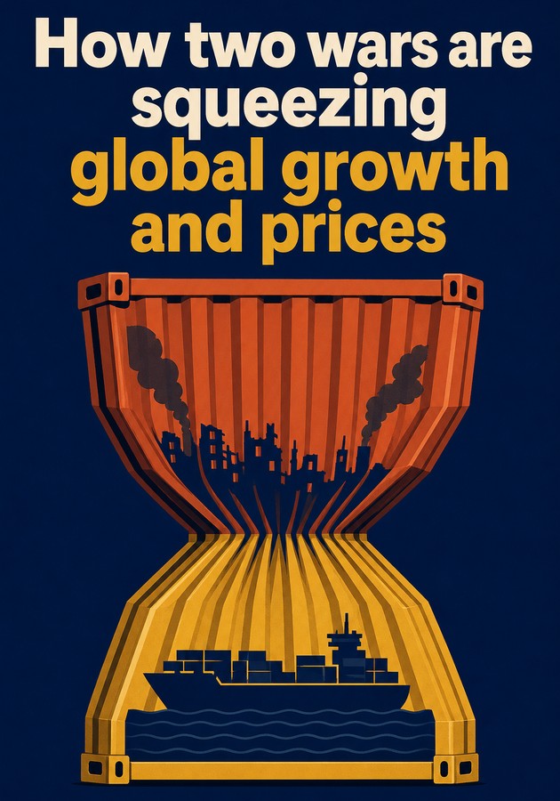 Book cover of How two wars are squeezing global growth and prices by 12min Originals — critical summary review on 12min