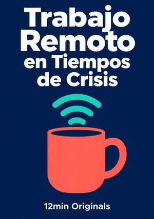 Portada del libro Trabajo Remoto en Tiempos de Crisis, de 12min Originals — resumen crítico y reseña en 12min