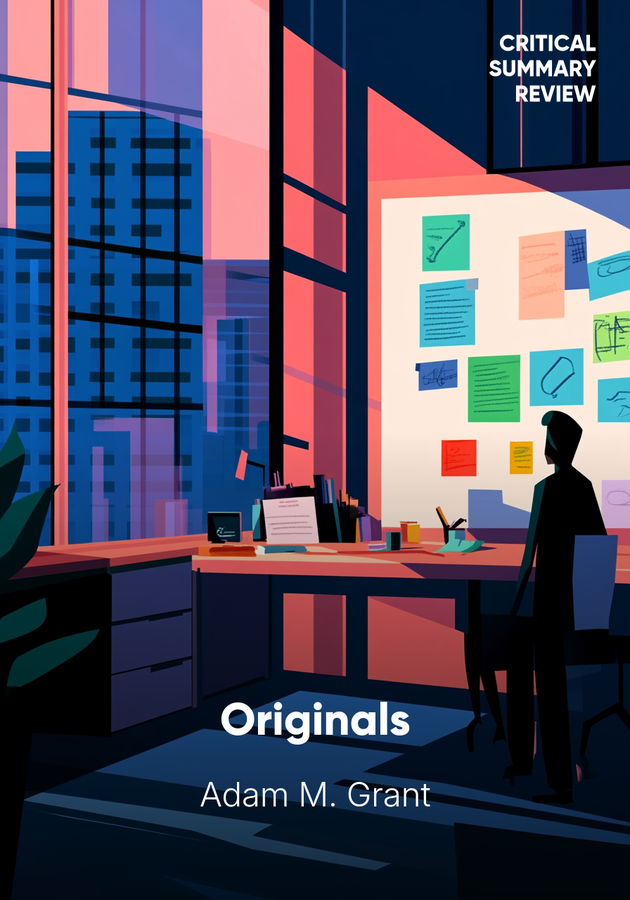 Book cover of Originals by Adam M. Grant — critical summary review on 12min