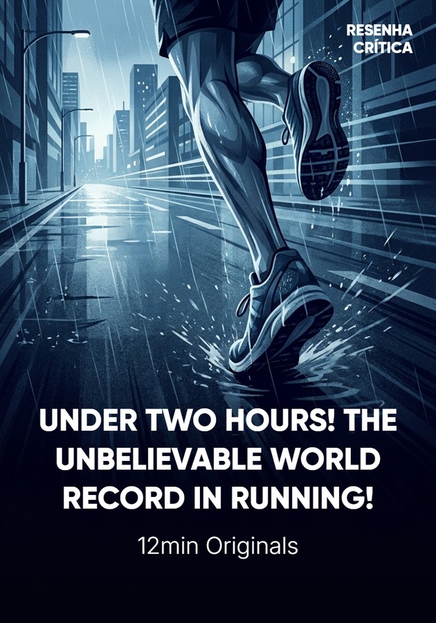 Book cover of UNDER TWO HOURS! THE UNBELIEVABLE WORLD RECORD IN RUNNING! by 12min Originals — critical summary review on 12min