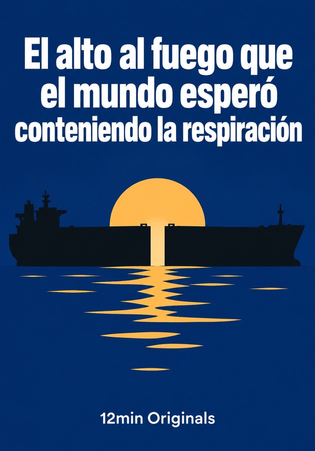 Portada del libro El alto al fuego que el mundo esperó conteniendo la respiración, de 12min Originals — resumen crítico y reseña en 12min