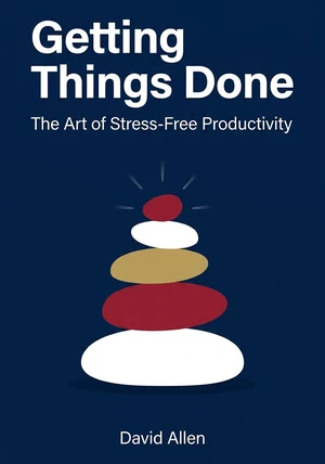 Book cover of Getting Things Done by David Allen — critical summary review on 12min