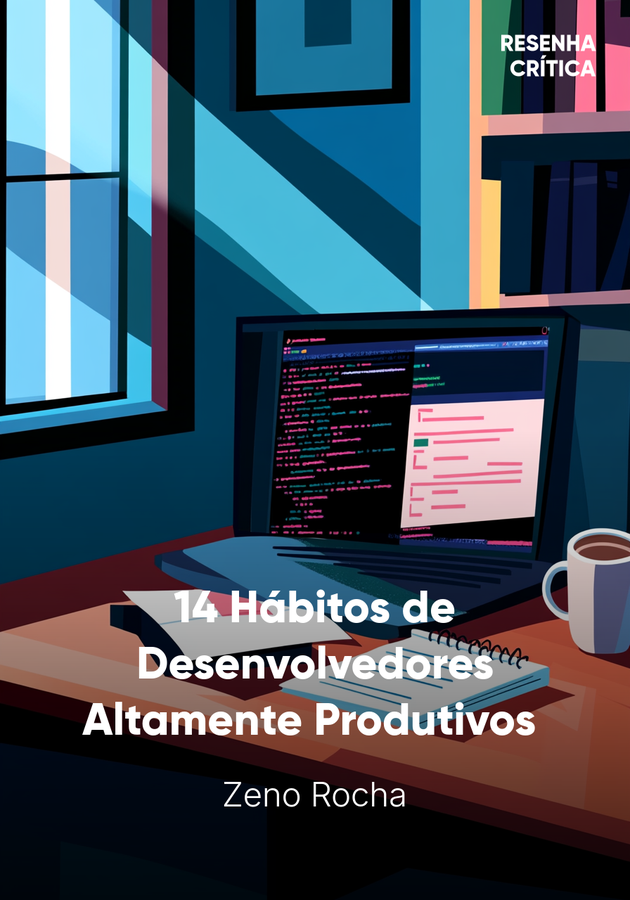 Capa do livro 14 Hábitos de Desenvolvedores Altamente Produtivos , de Zeno Rocha — resumo e resenha crítica no 12min