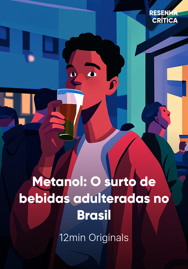 Capa do livro Metanol: O surto de bebidas adulteradas no Brasil, de 12min Originals — resumo e resenha crítica no 12min