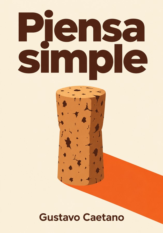 Portada del libro Piensa simple, de Gustavo Caetano — resumen crítico y reseña en 12min