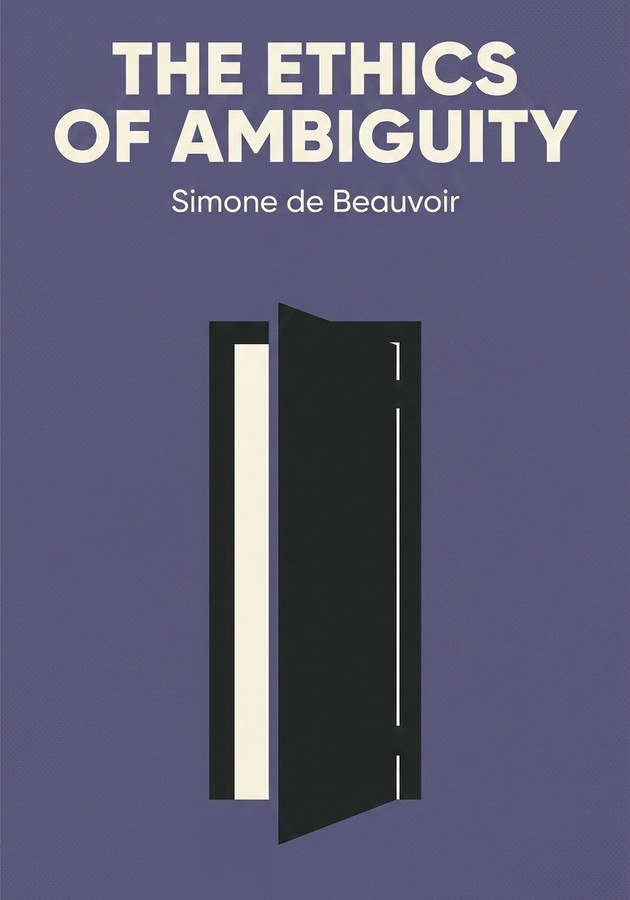 Book cover of The Ethics of Ambiguity by Simone de Beauvoir — critical summary review on 12min