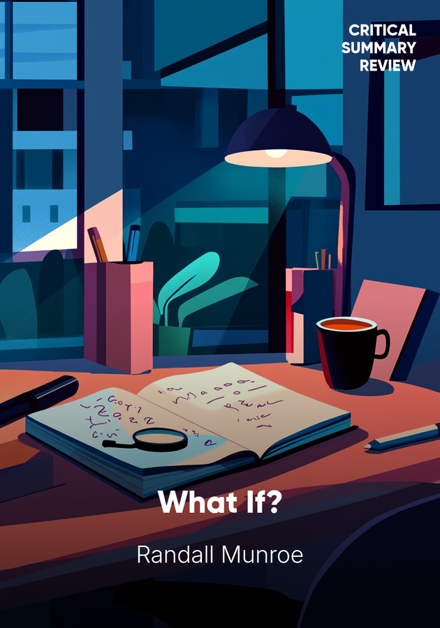 Book cover of What If? by Randall Munroe — critical summary review on 12min