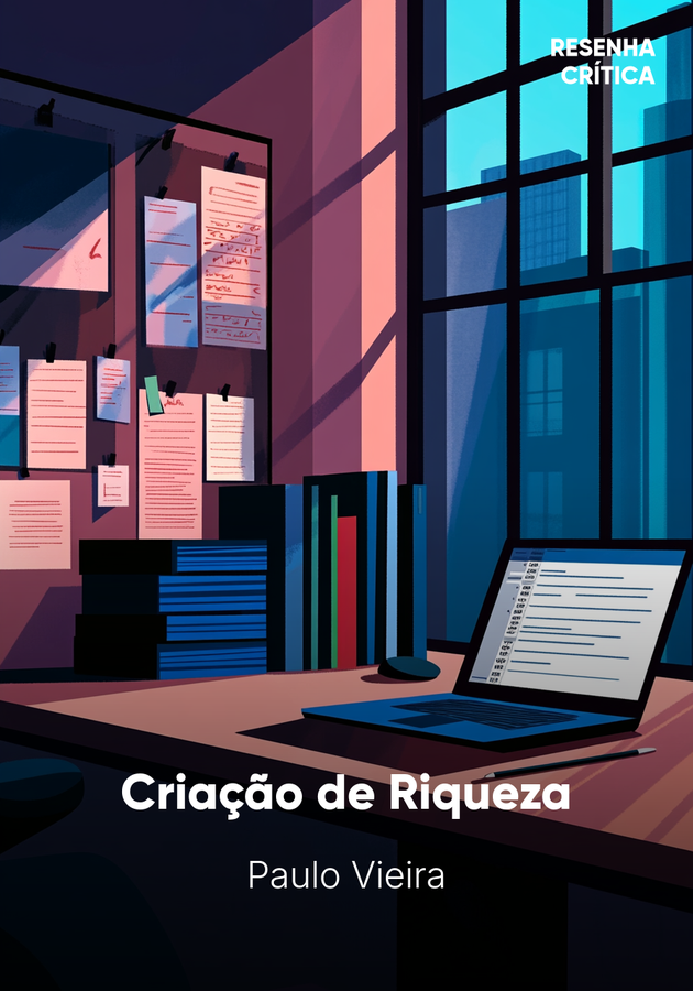 Capa do livro Criação de Riqueza, de Paulo Vieira — resumo e resenha crítica no 12min