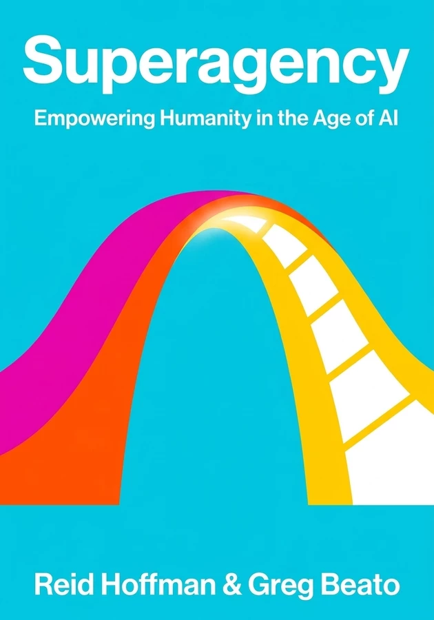 Book cover of Superagency by Reid Hoffman — critical summary review on 12min