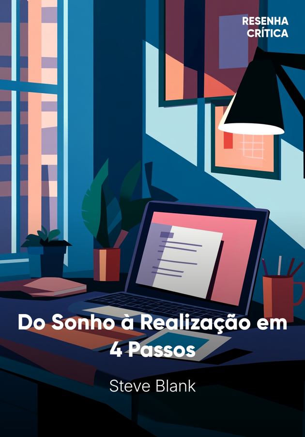 Capa do livro Do Sonho à Realização em 4 Passos, de Steve Blank — resumo e resenha crítica no 12min