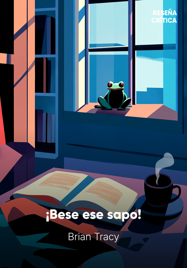 Portada del libro ¡Bese ese sapo!, de Brian Tracy — resumen crítico y reseña en 12min