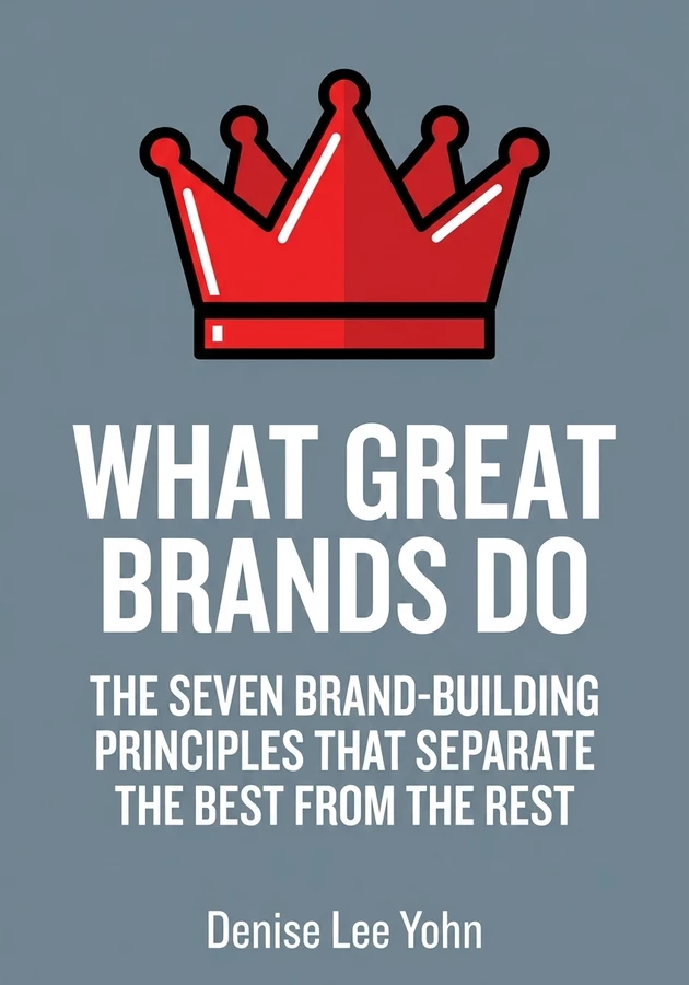 Capa do livro What Great Brands Do, de Denise Lee Yohn — resumo e resenha crítica no 12min