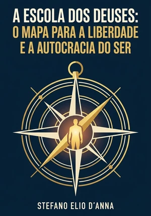 Capa do livro A Escola dos Deuses:  O Mapa para a Liberdade e a Autocracia do Ser, de Stefano Elio D'Anna — resumo e resenha crítica no 12min