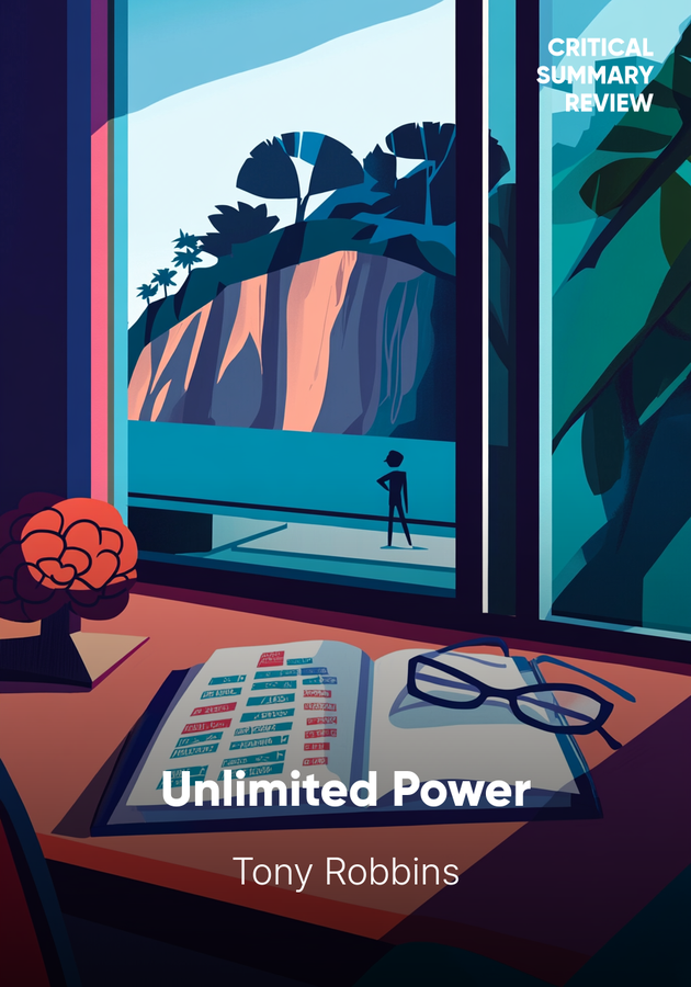 Book cover of Unlimited Power by Tony Robbins — critical summary review on 12min