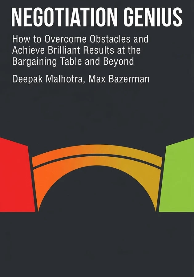 Book cover of Negotiation Genius by Max Bazerman — critical summary review on 12min