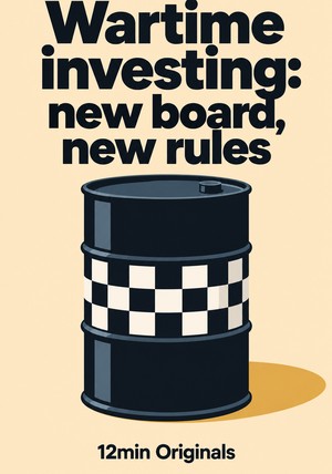 Book cover of Wartime investing: new board, new rules by 12min Originals — critical summary review on 12min