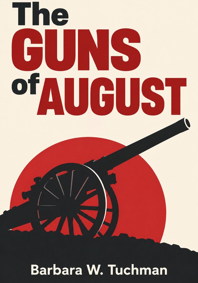 Book cover of The Guns of August by Barbara W. Tuchman — critical summary review on 12min