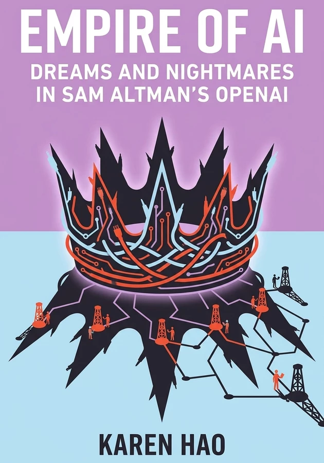Capa do livro Empire of AI, de Karen Hao — resumo e resenha crítica no 12min