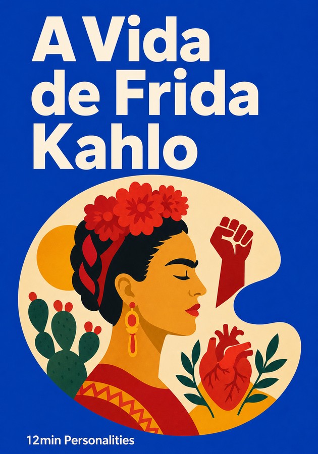 Capa do livro A Vida de Frida Kahlo, de 12min Personalities — resumo e resenha crítica no 12min