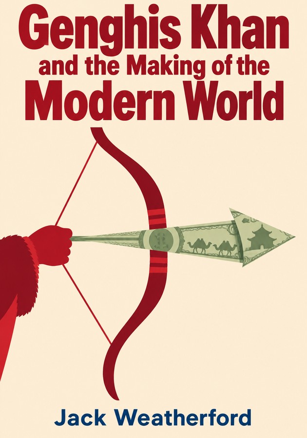 Book cover of Genghis Khan and the Making of the Modern World by Jack Weatherford — critical summary review on 12min
