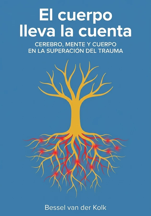 Portada del libro El cuerpo lleva la cuenta, de Bessel van der Kolk — resumen crítico y reseña en 12min