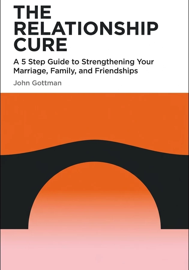 Book cover of The Relationship Cure by John Gottman — critical summary review on 12min