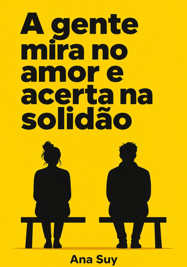 Capa do livro A gente mira no amor e acerta na solidão, de  Ana Suy — resumo e resenha crítica no 12min