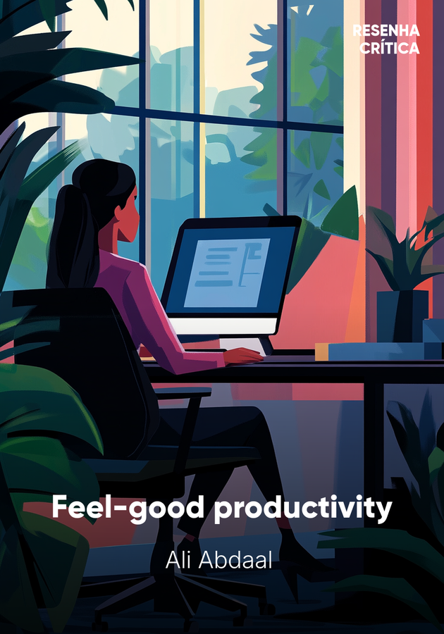 Capa do livro Feel-good productivity, de Ali Abdaal — resumo e resenha crítica no 12min