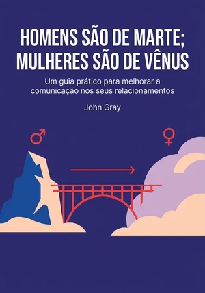 Capa do livro Homens São de Marte; Mulheres São de Vênus, de John Gray — resumo e resenha crítica no 12min