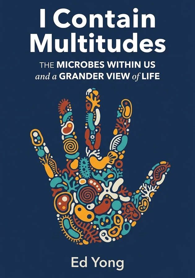 Book cover of I Contain Multitudes by Ed Yong — critical summary review on 12min